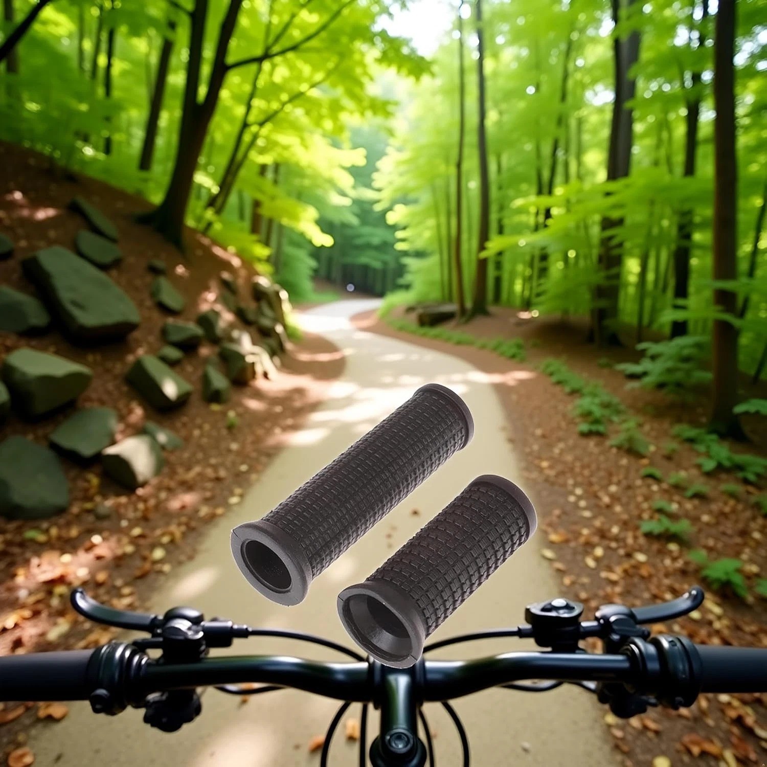 2PCS Bike Handlebar Grips Long/Short for Twist Shifter MTB Anti-Slip