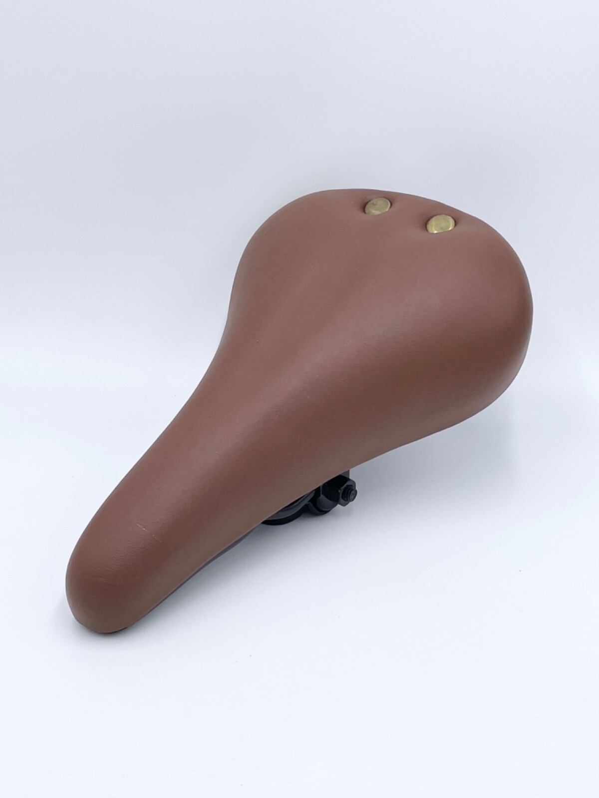 CIONLLI Dark Brown Retro 2 Rivet Design Saddle/Seat PU Leather – Fast Shipping!