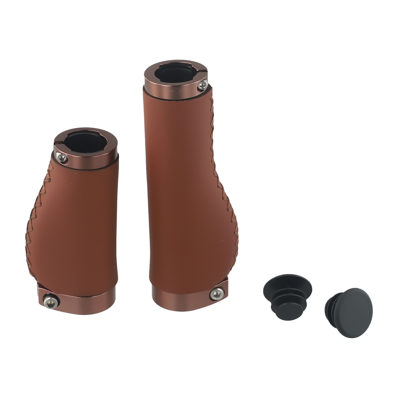 Bike Bicycle Anti-skid Ahock Handlebar Grips Long/Short Leather Handlebar Cover
