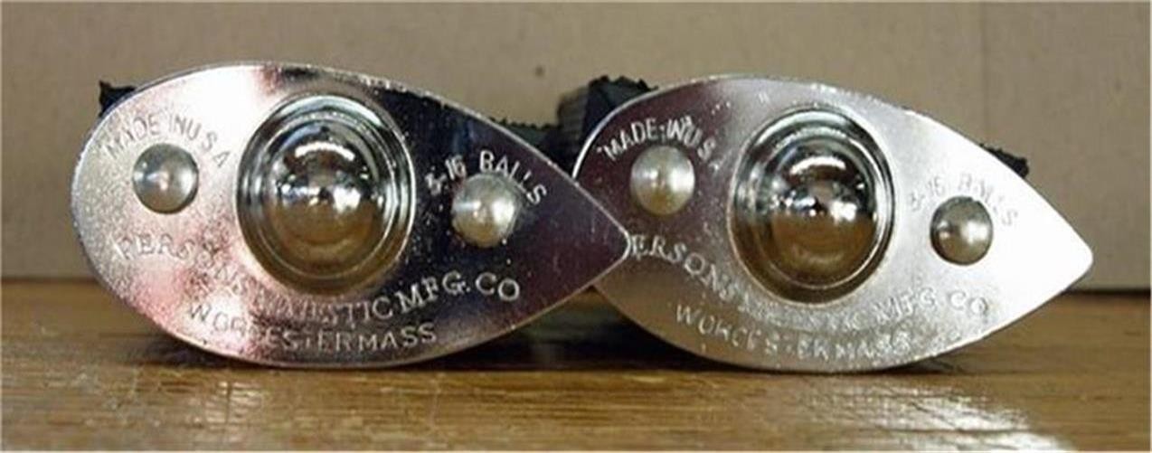 antique mens Persons Majestic TEARDROP bicycle PEDALS 1/2″ thread vintage PAIR