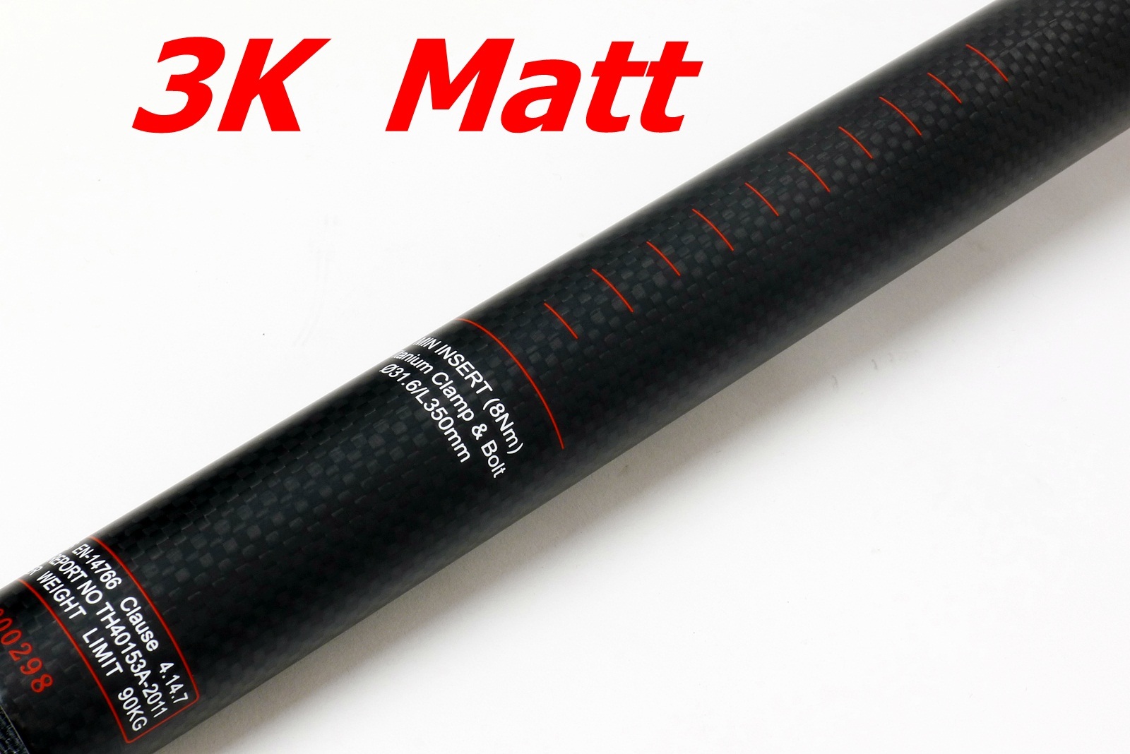 145g,34.9x350mm Climax SP02A 3K Matt carbon Seatpost Ti Hardware Road MTB Black