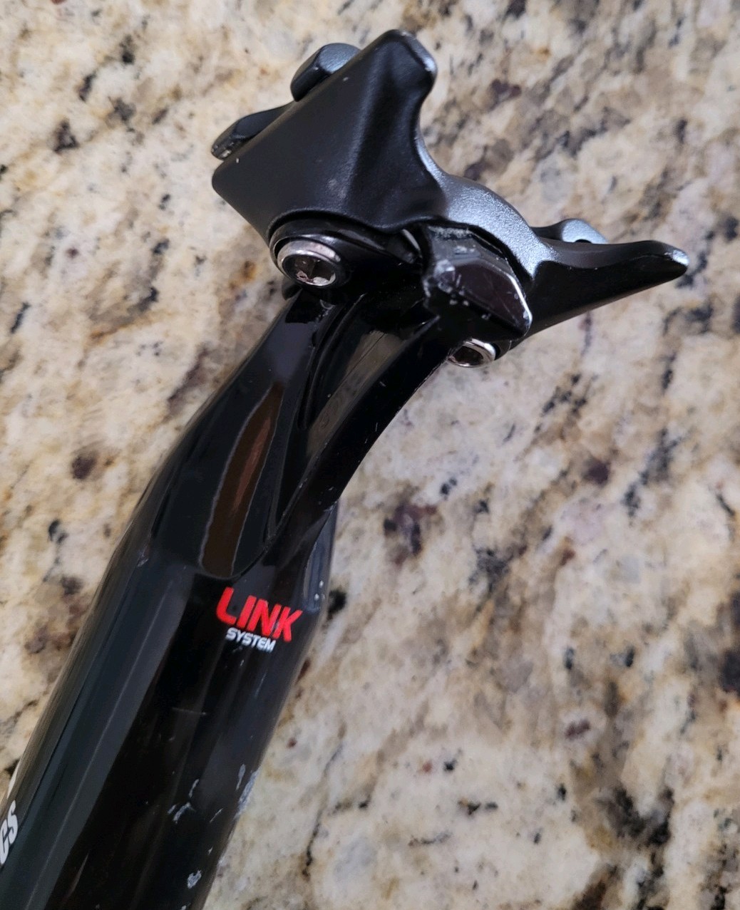 Ritchey WCS Link Seatpost 31.6x400mm Wet Black 20mm Offset Twin Bolt