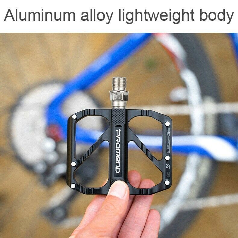 2PCS Mountain Bike Non-slip Pedals MTB Pedals Aluminum Road Bike Pedals 9/16”