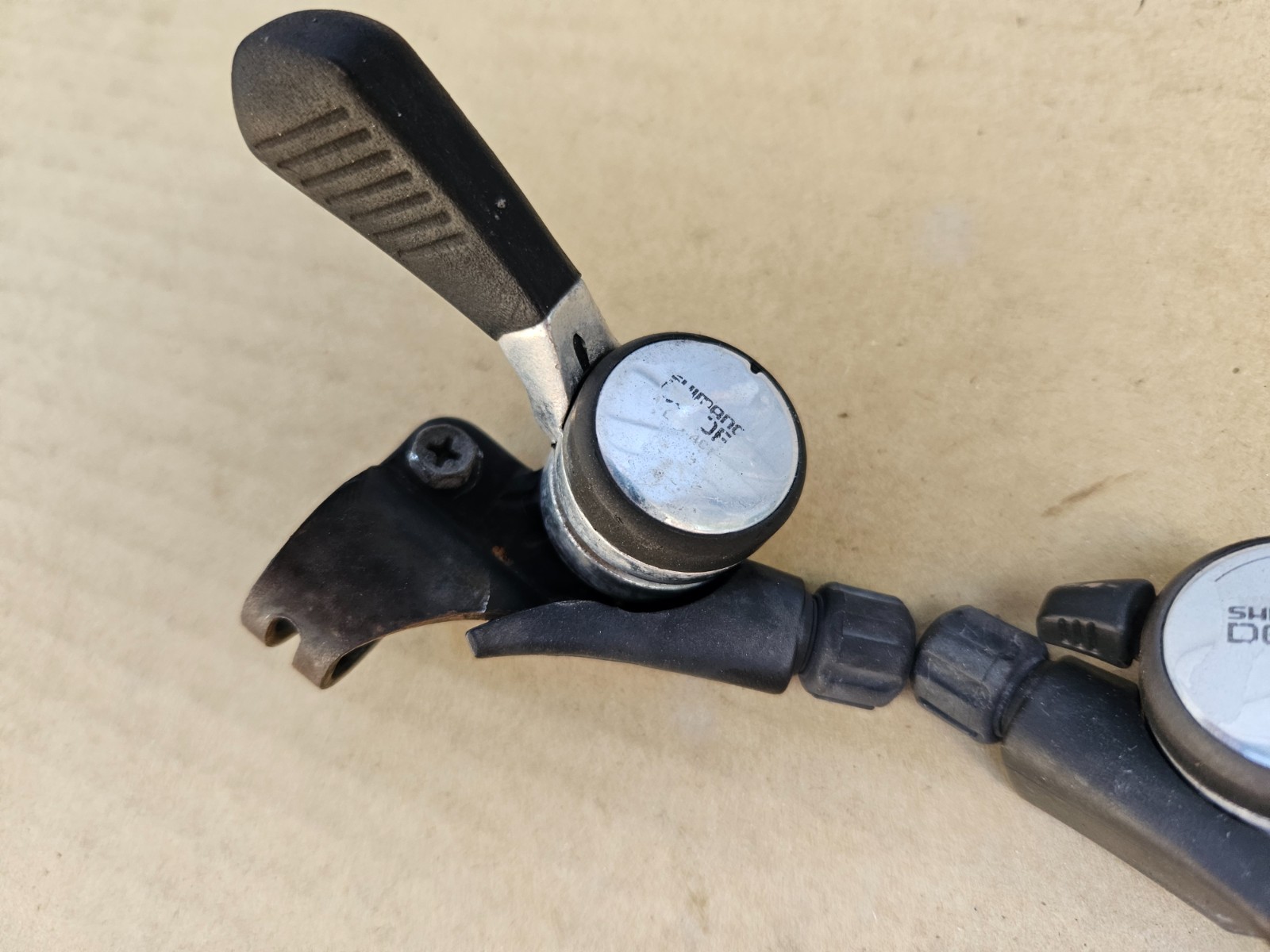 Vintage Shimano Deore 3×7 Thumb Shifters Indexed SIS 7 Speed SL-MT62 Japan