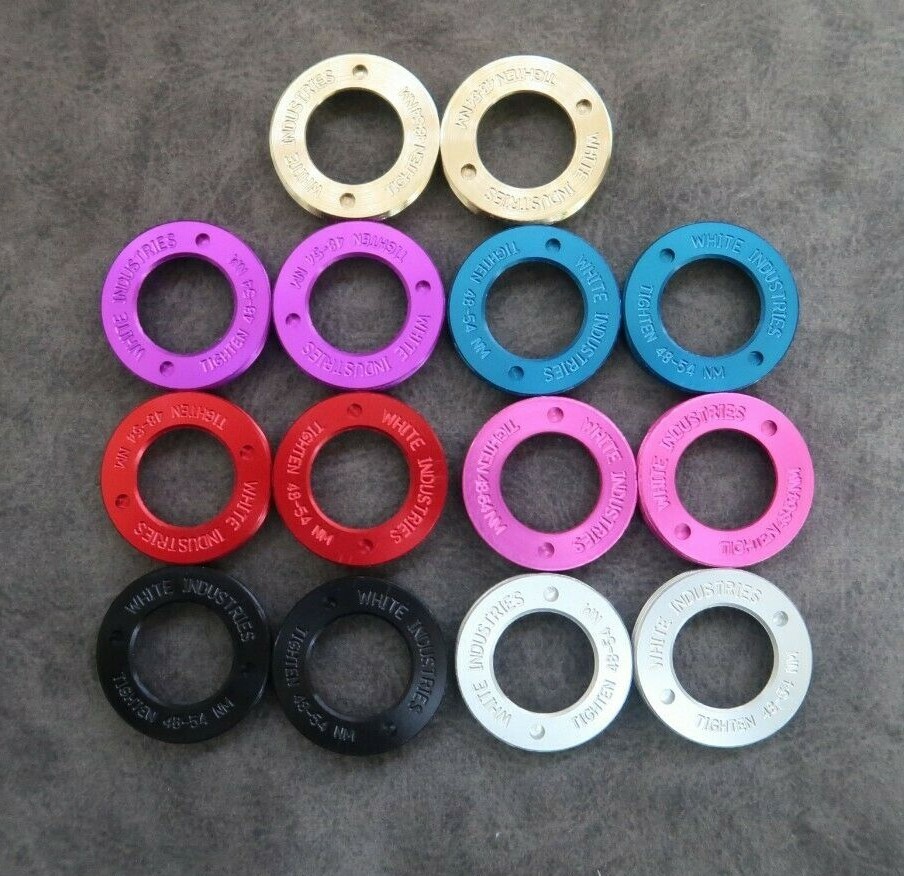 White Industries Extractor Caps for M30 R30 G30 A30 Cranks (set of 2)