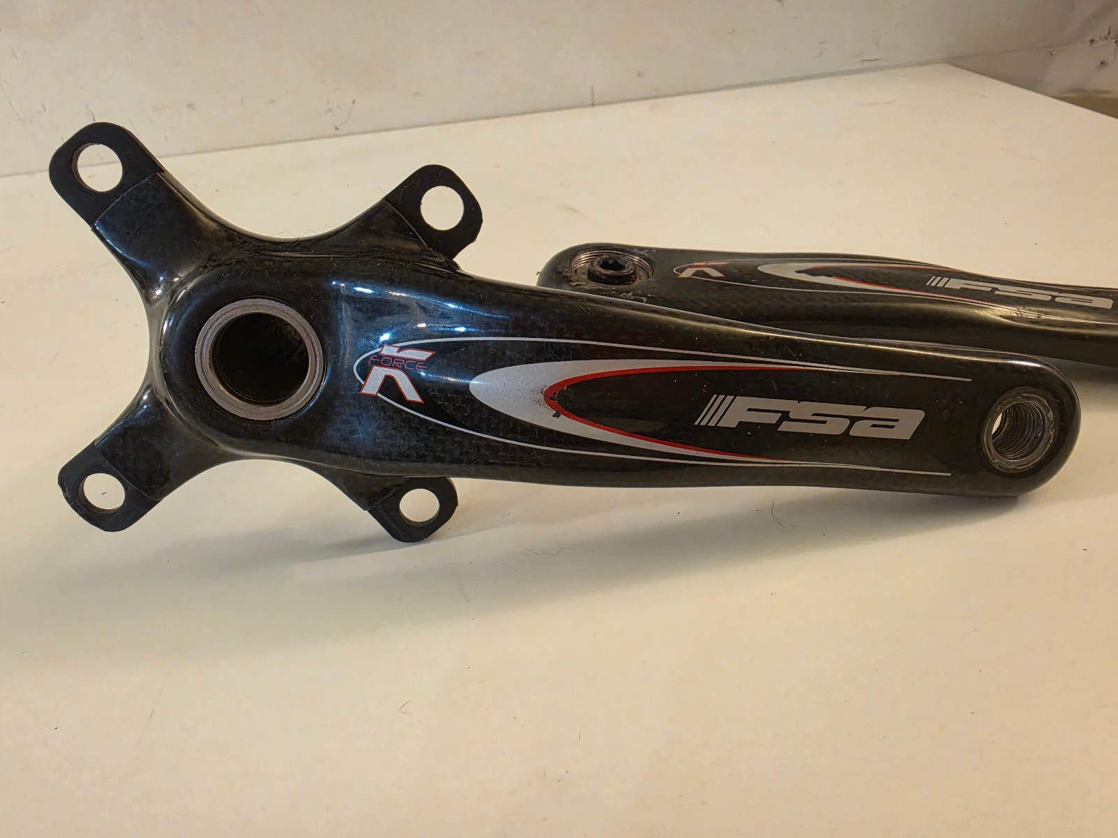 FSA K Force Carbon Fiber Cranks….4 Hole….90 BCD….Triple….175mm