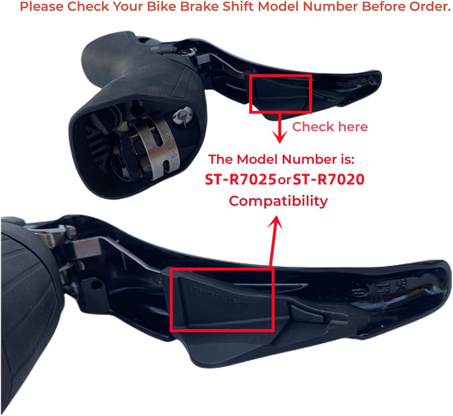 Bike Grips Lever Hoods Compatible with ST-R7020/R7025/4720/4725/RX600/RX400 Shif
