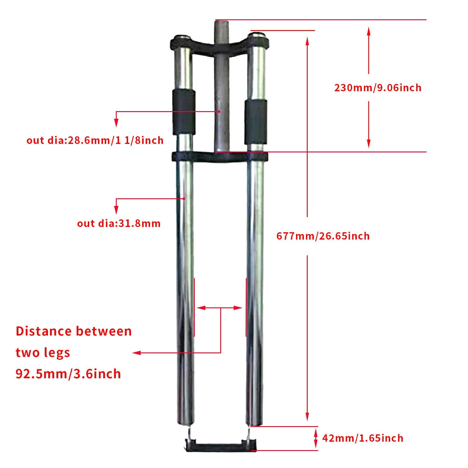 26″ 12 Gauge 48 Spokes Wheelset Double Wall Aluminum Alloy &26″ Bike Fork Disc