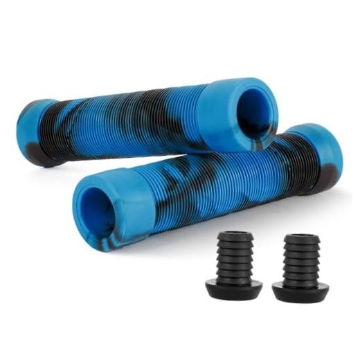 Handle Bar Grips 138mm Soft Longneck Grips for Pro Stunt Scooter Bars and Blue