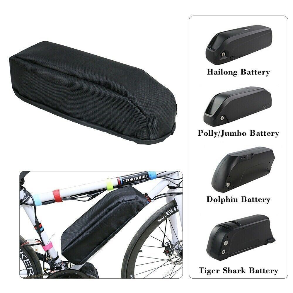 Battery Cover Waterproof Dustproof Resistant Ebike Bike Bicycle Frame Protective