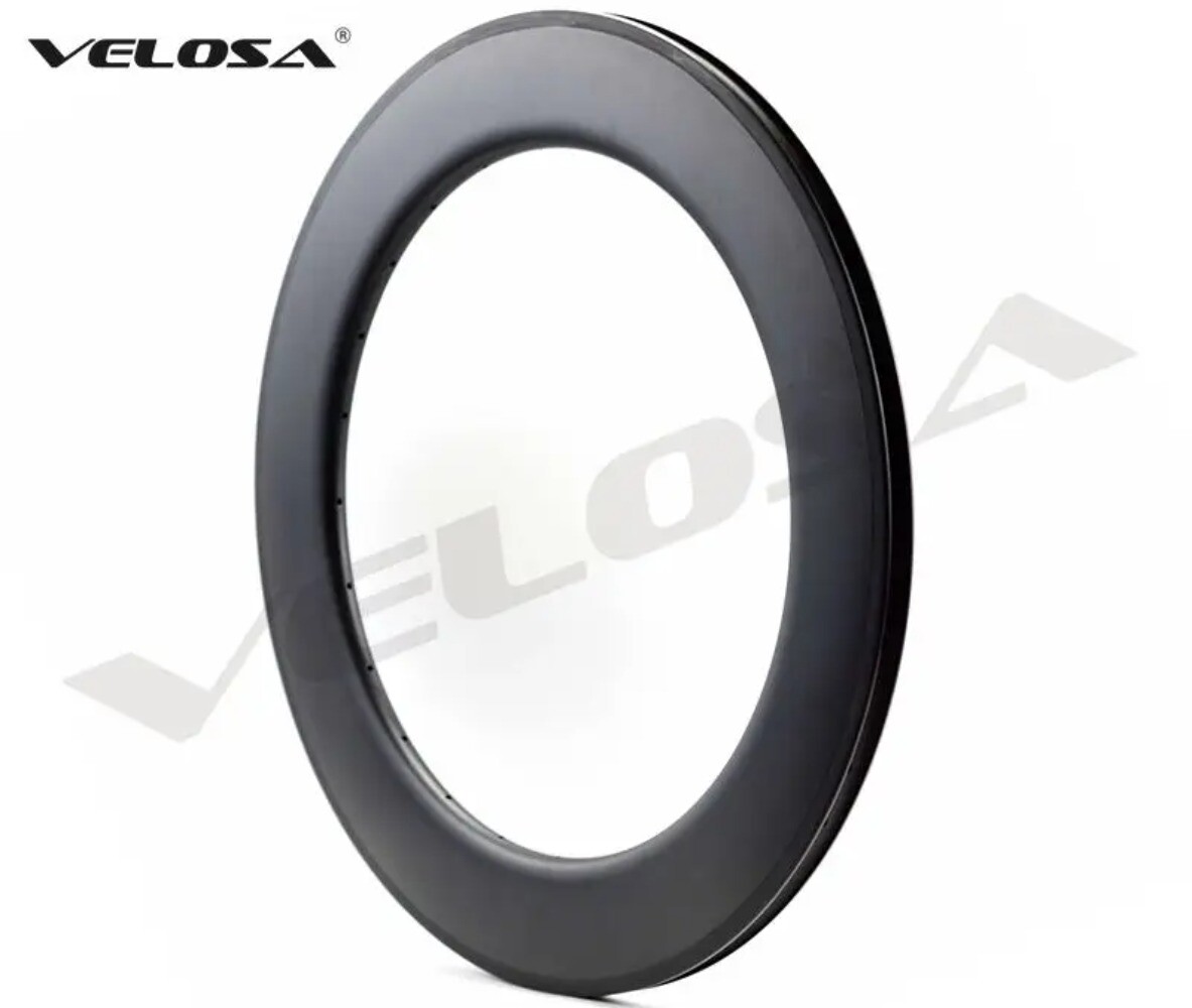 700C Road Bike Carbon Rims 88mm Depth 25mm Width Aero U Shape Clincher/ Tubular