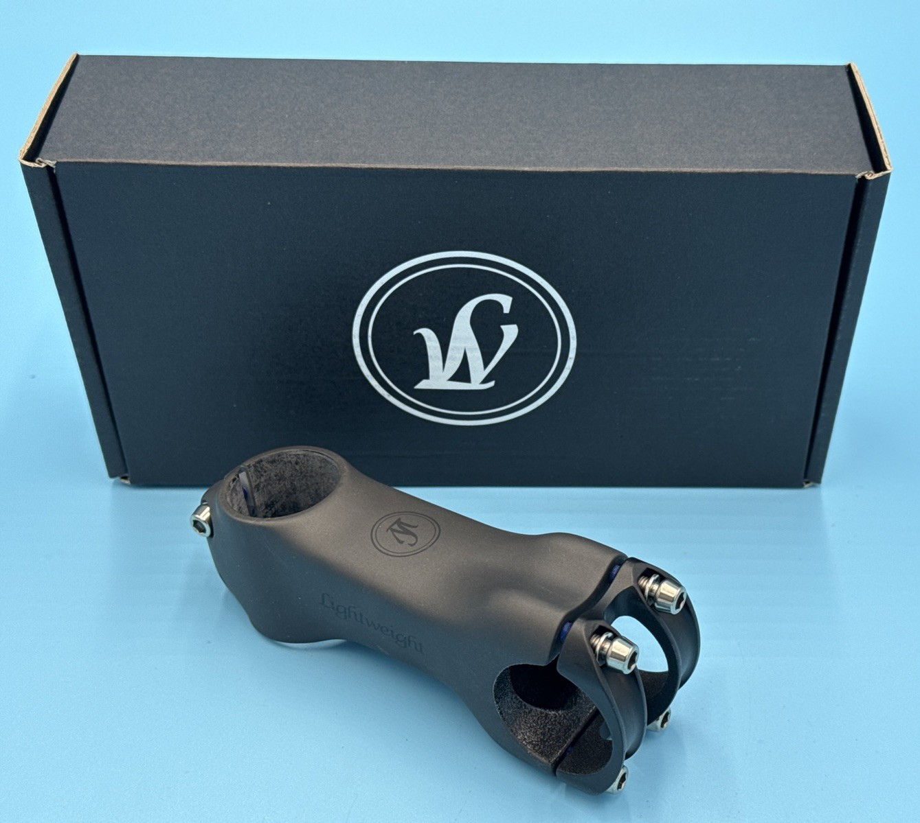 Lightweight GERMANY Bügelhalter SCHWARZ ED 90mm Carbon Fiber 1-1/8″ Stem