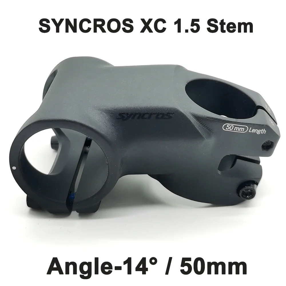 -14° / 50mm XC 1.5 Stem for Mtb Bicycle Stem Mountain Bike Accessories