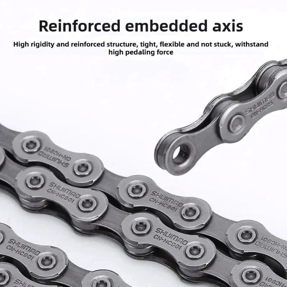 6-12 Speed Bicycle Chain 116-126 Links Quick Connector for MTB Road Hybrid Bike
