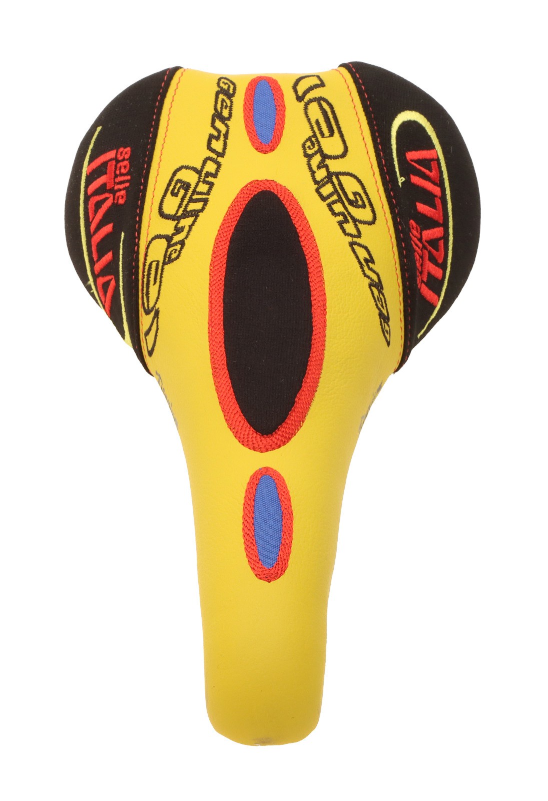 Selle Italia Flite Saddle Ti Rails Genuine Gel Yellow Leather NEW NOS *Shelfwear