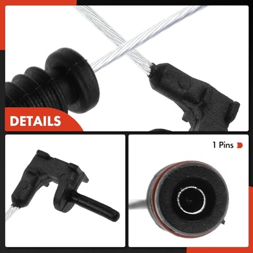 Front and Rear Disc Brake Pad Wear Sensors Compatible with Mercedes-Benz G500