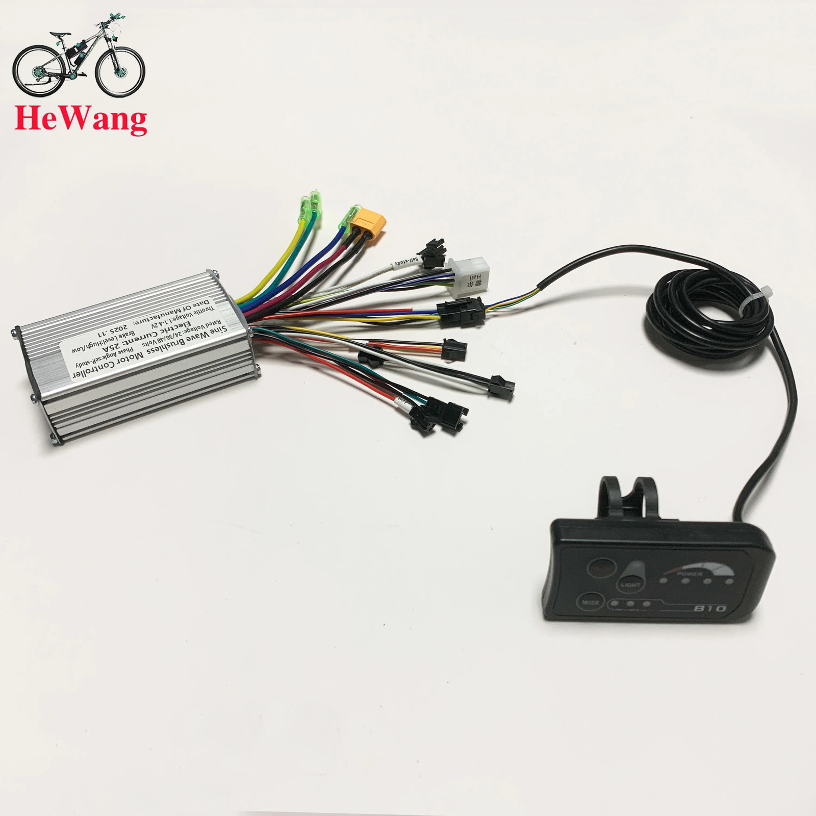 350W 500W E-Bike sine wave Controller 25A/30A with S810 LED Display SET 750W 100