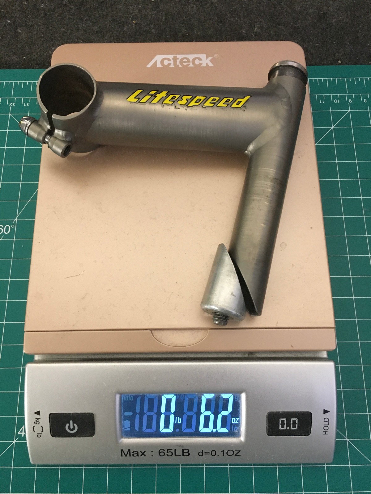 LITESPEED 1″ Titanium Quill Stem Ti 120.0mm Length 26.0mm Clamp 22.2 Vintage