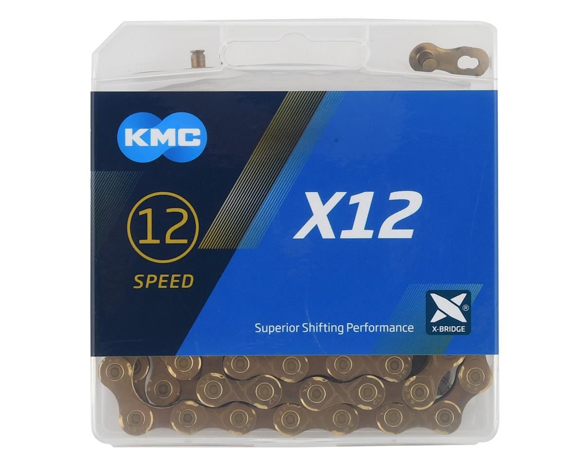 KMC X12 Chain (Gold) (12 Speed) (126 Links) [X12_X_126L,TI_GOLD]