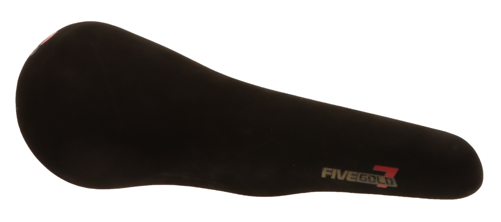 Kashimax Five Gold 7P Saddle NJS 30mm Rails Black Suede Leather NEW NOS