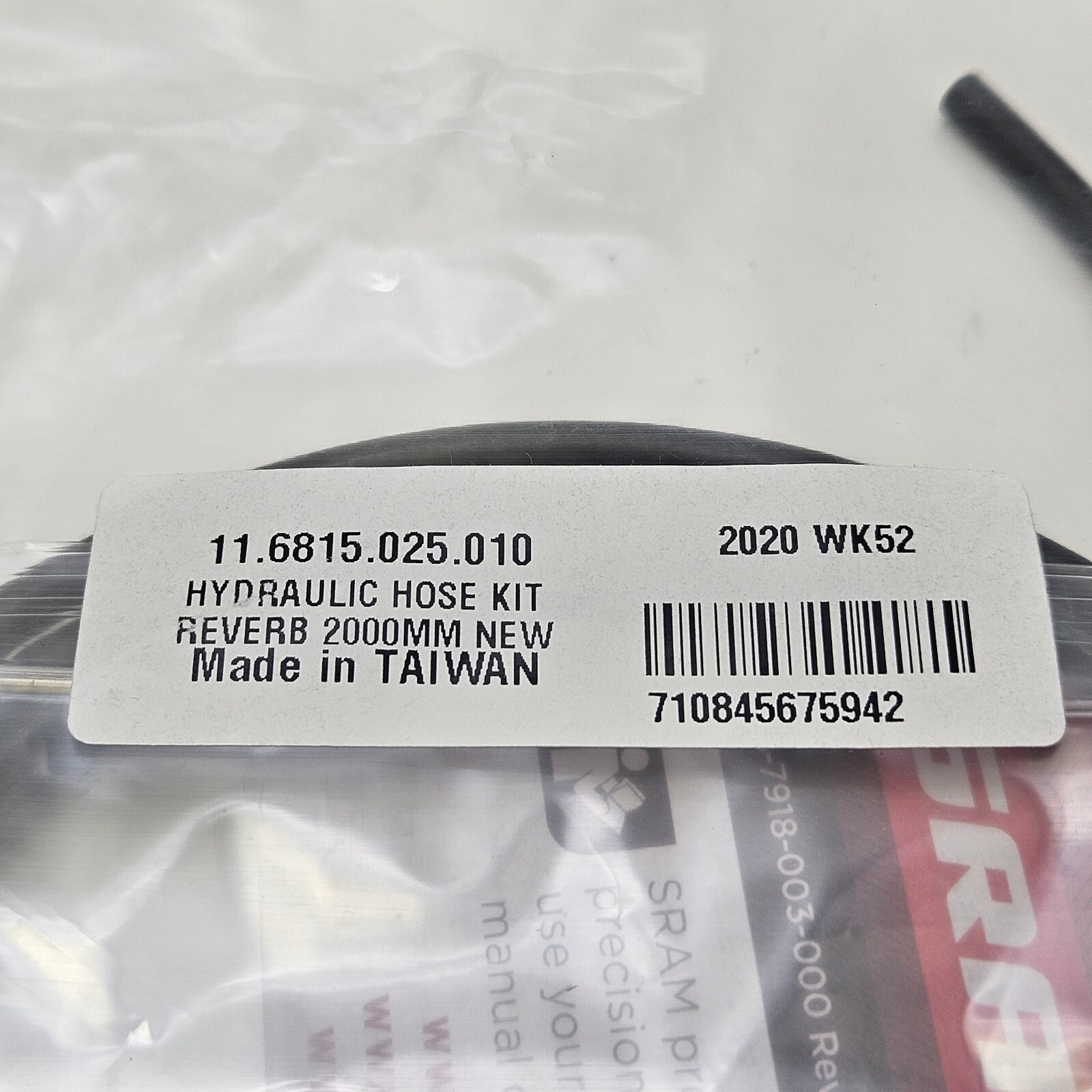 RockShox Reverb Hydraulic Hose Kit Black 2000mm 11.6815.025.010