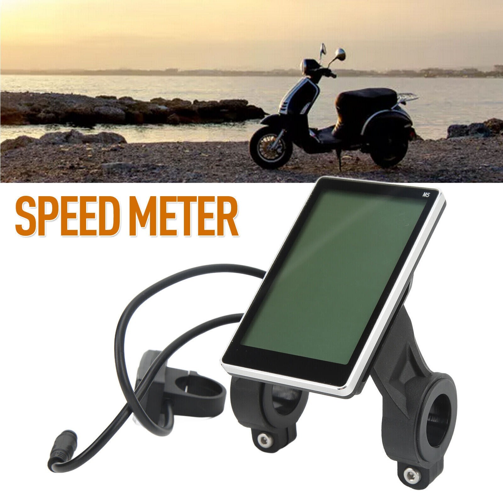 24/36/48/60V E-Bike Electric Bike Ebike Scooter Speed Meter Screen LCD Display