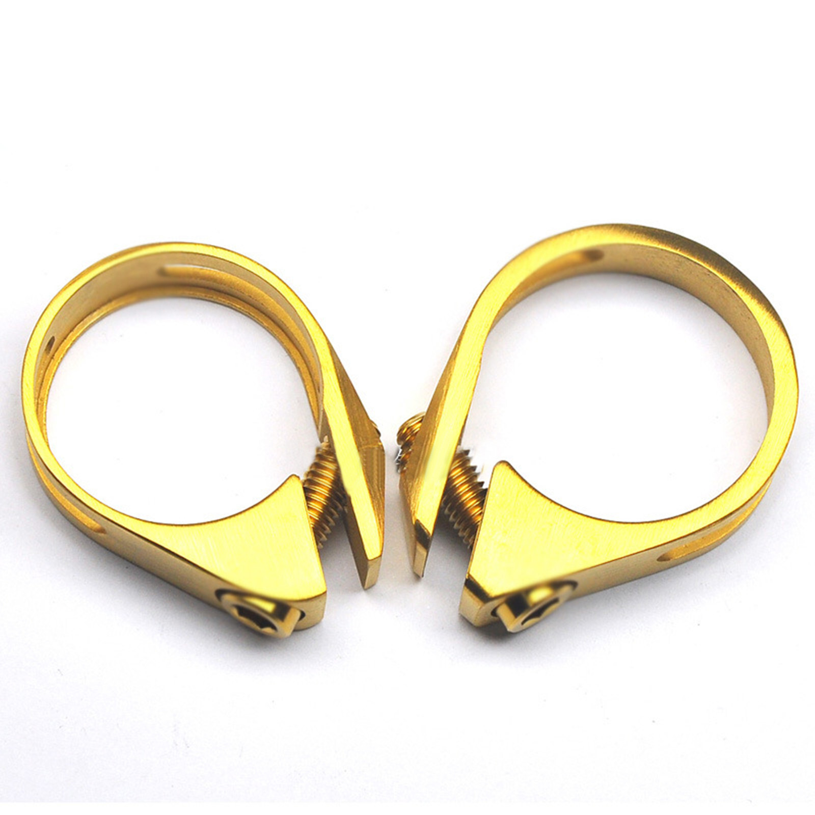 Titanium Bicycle Seatpost Clamp Bike Seat Tube Collar clip 31.8/34.9