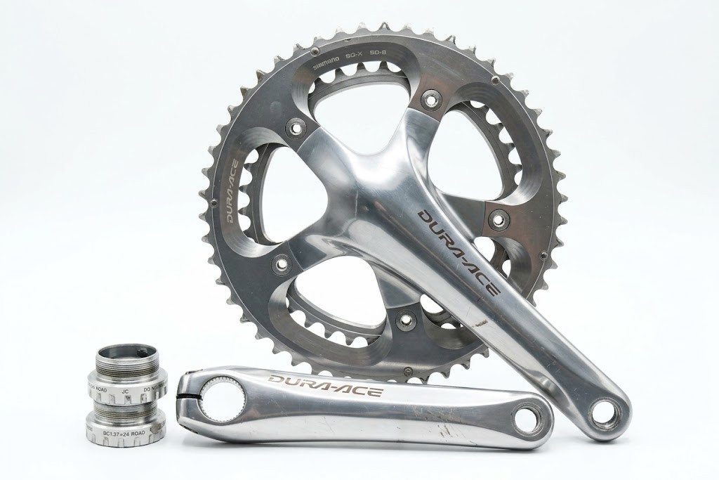 Shimano Dura-Ace FC-7800 Crankset 165mm 50/39T 2×10 Hollowtech II BSA BB Used