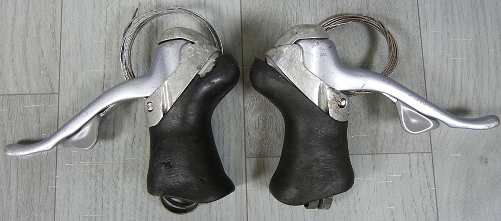 Vintage Shimano RSX ST-A410 Dual Control L&R Shifter Set