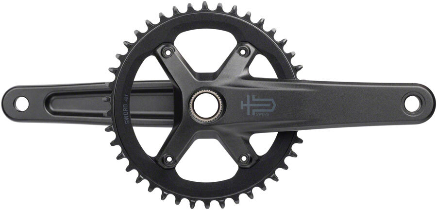 microSHIFT Sword 1x Crankset – 170mm 10-Speed 42t 110 Asym BCD 24mm Spindle