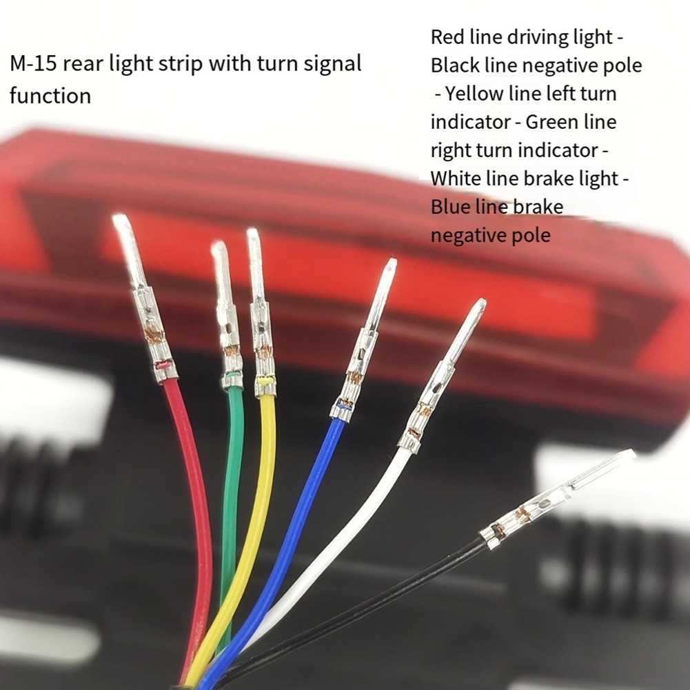 ebike scooter Electric vehicle signal light light turn brake tail light LED 12V