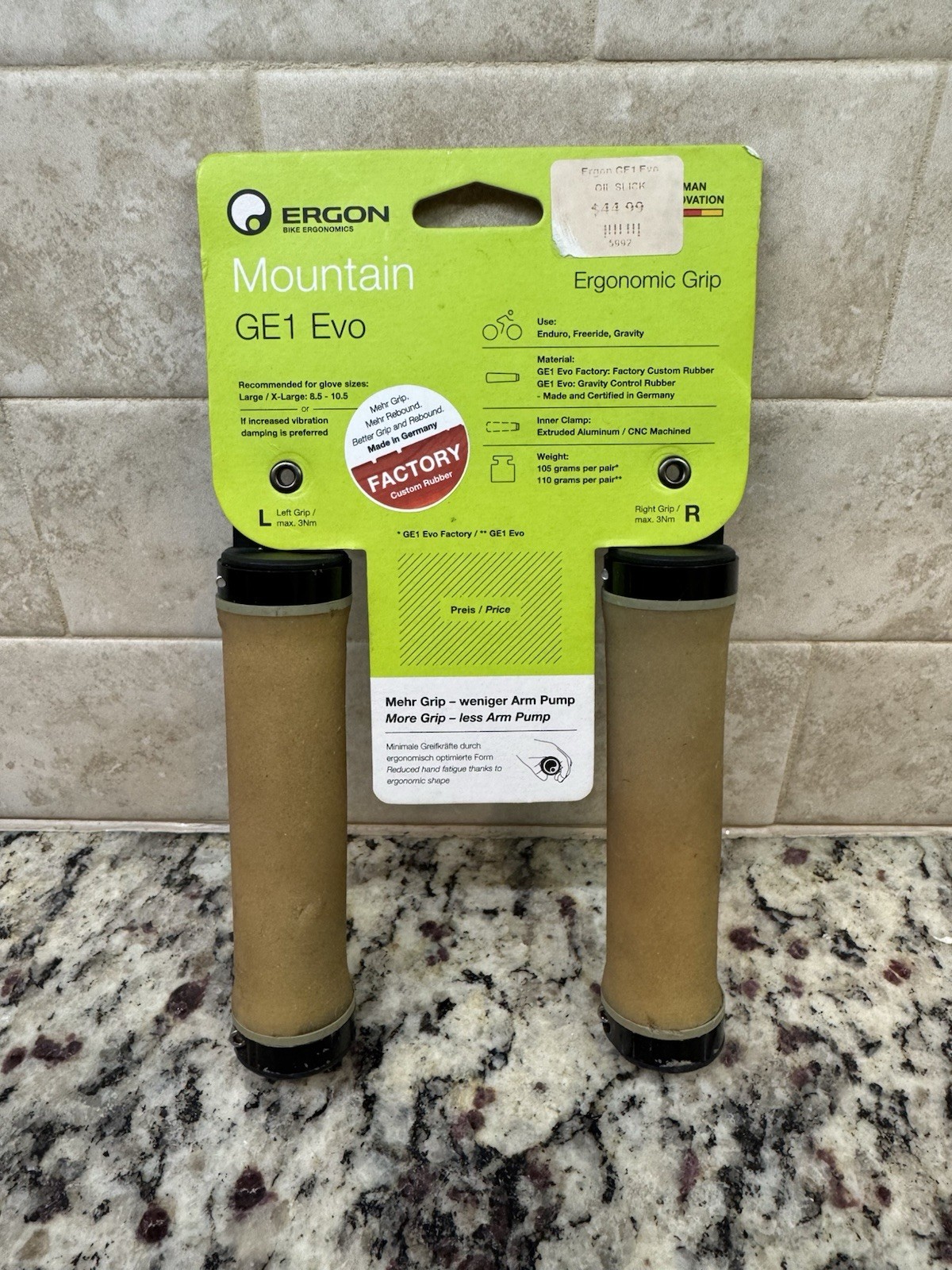 Ergon GE1 Evo Factory Grips – Mehr Grip Max 3nM WOW Fast Shipping