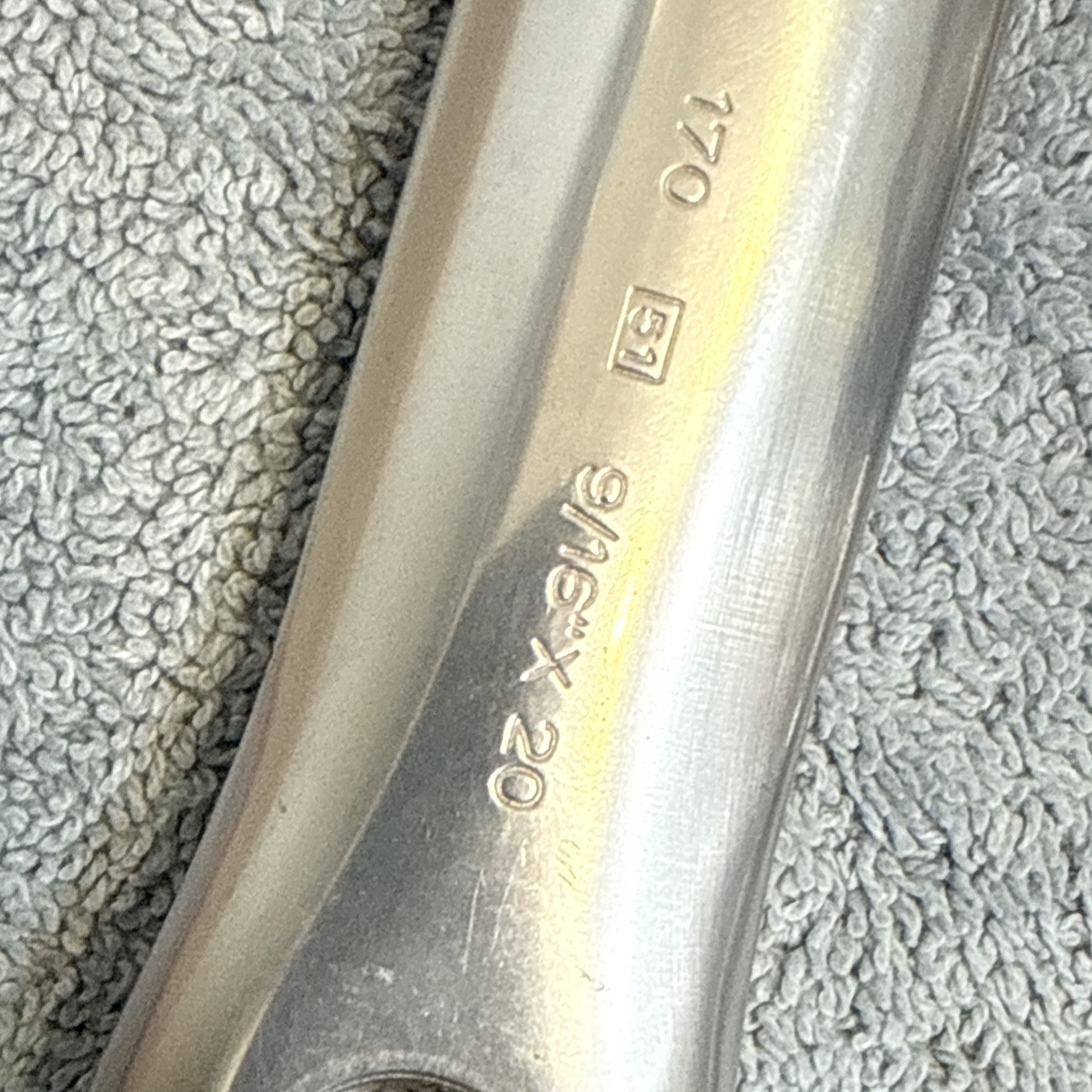 Campagnolo Croce d’Aune crankset 170mm 52/42T 135BCD Low miles [aha]