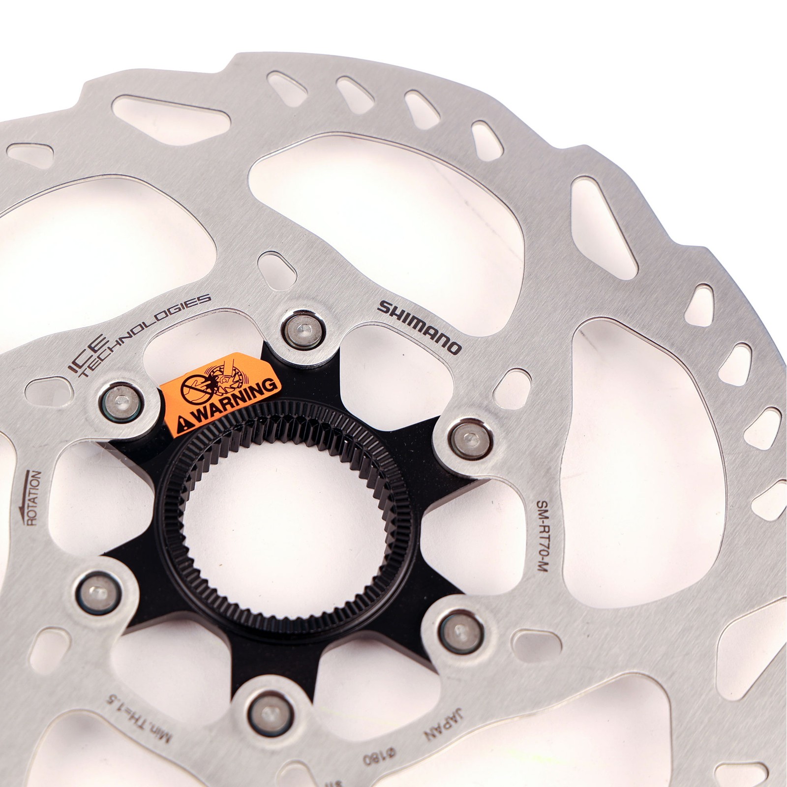 Shimano SLX SM-RT70 Disc Brake Rotor, 180mm, Centerlock, For Road/Gravel/MTB