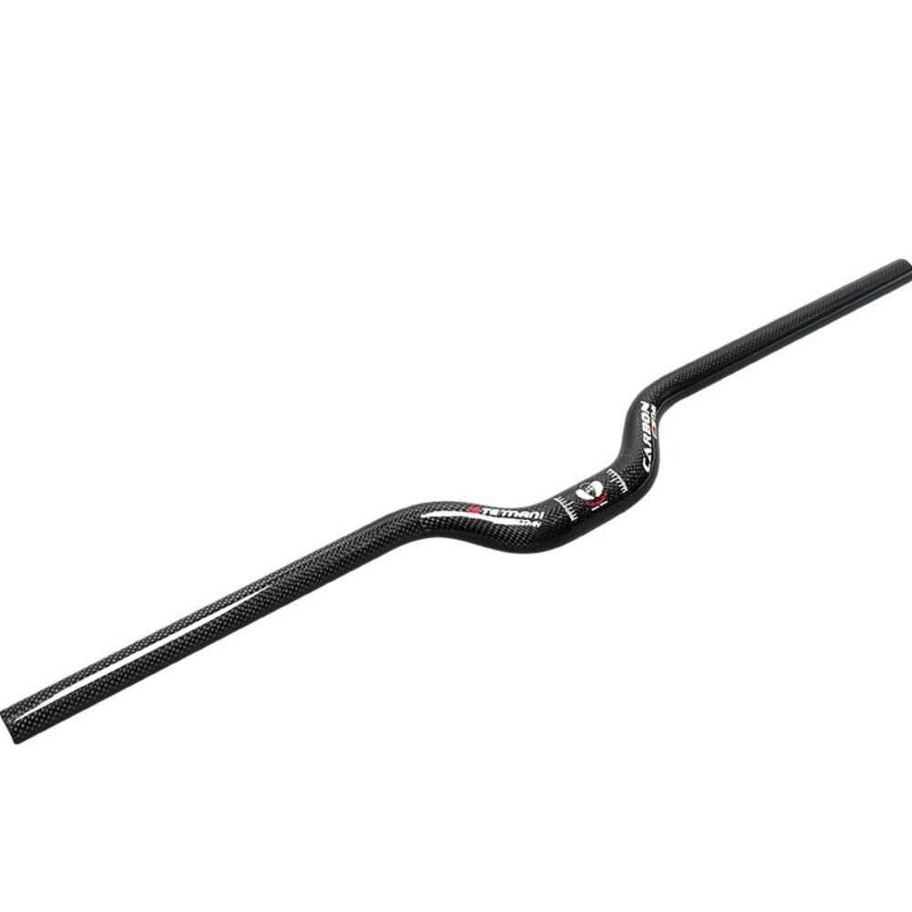 Ultralight Carbon Fiber Rise Handlebar 25.4/31.8mm for Mountain Folding Bike Bar