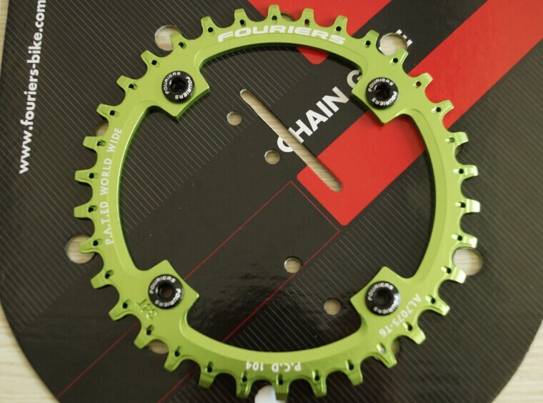 FOURIERS BCD104 Chainring N/W Teeth Mountain Bike MTB Bicycle Chainwheel DX003