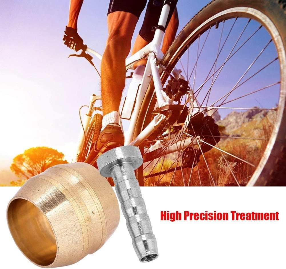 Small Replacement Parts for Hydraulic Brake Hoses, 10 Inserts Included