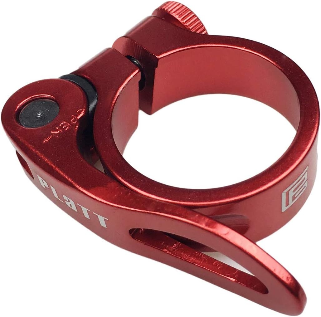 Durable Quick Release Bicycle Seat Clamp, Lightweight 31.8mm Alloy Design