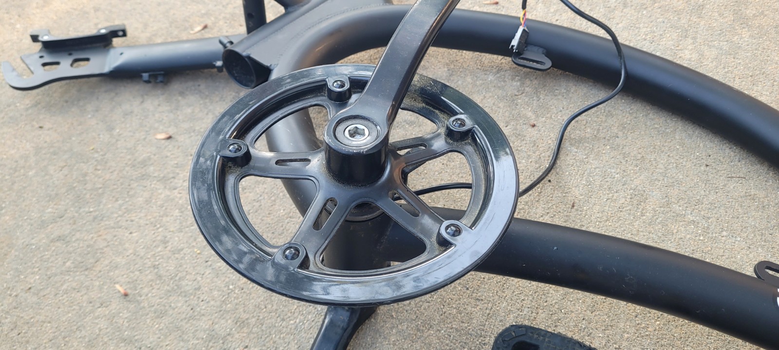 Jetson Bolt PRO Frame, Crank, Pedals assembly ﴾ BIKE PARTS ﴿‏