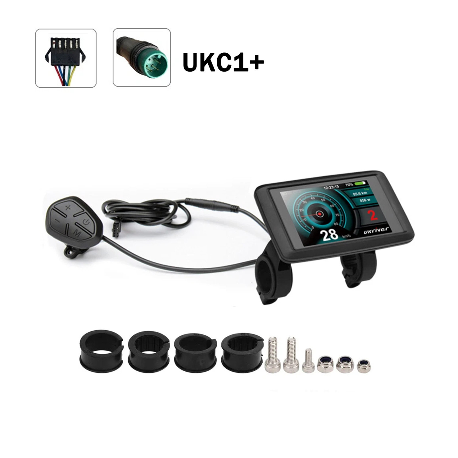 UKC1/UKC1+ LCD Colourful Display For Ebike Sabvoton Controllers APT protocol
