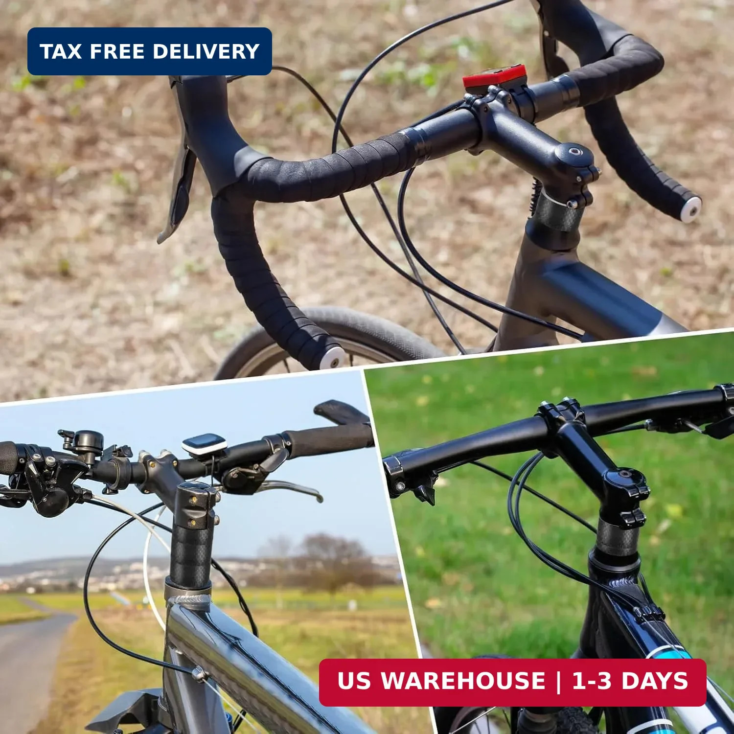 11PCS Bike Carbon Fiber Headset Spacers, Matte Finish, Fits 1-1/8 Inch Stem for