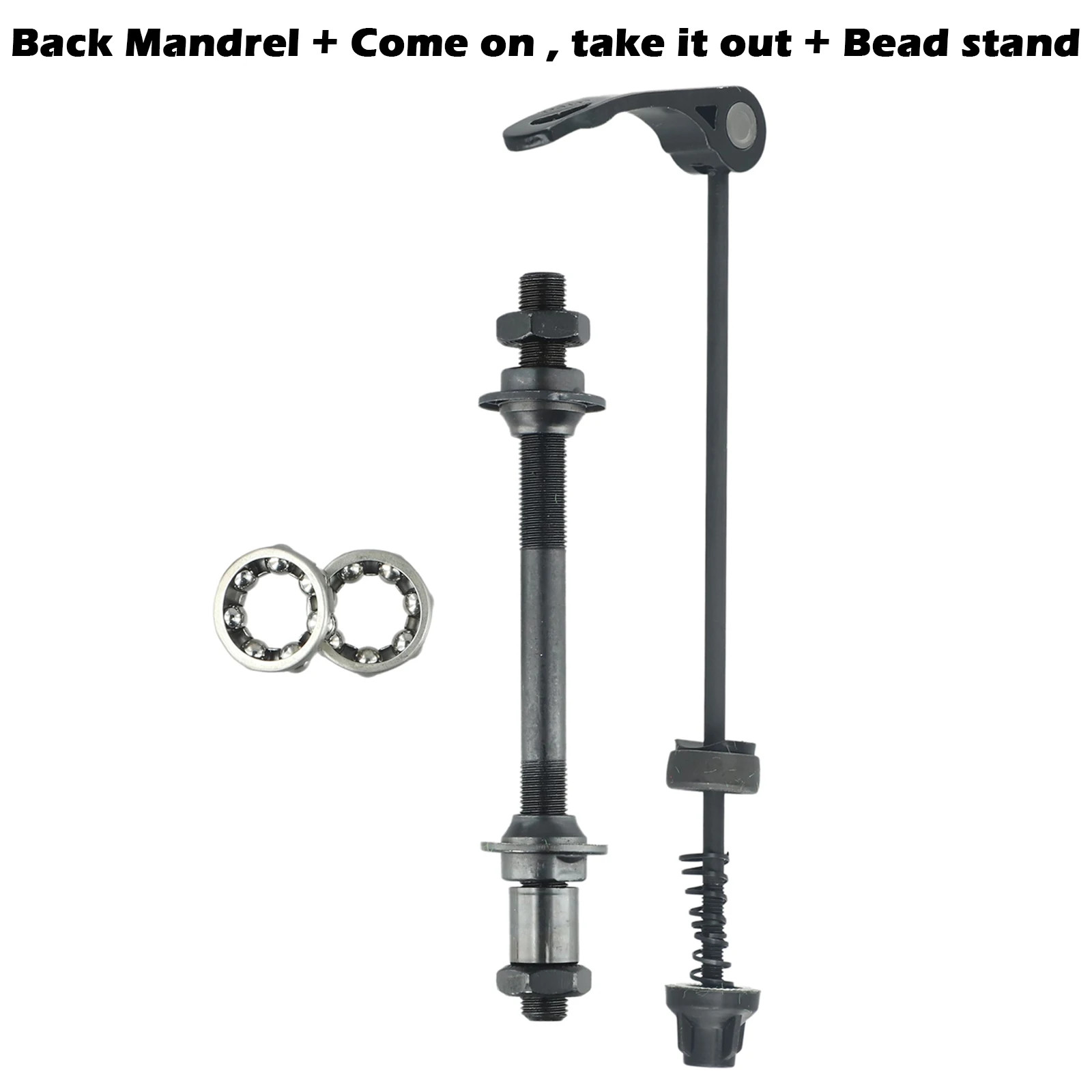 MTB Bike Quick Release Axle Front Rear Skewers 1/4 Hub Bearing 6-8 Speed