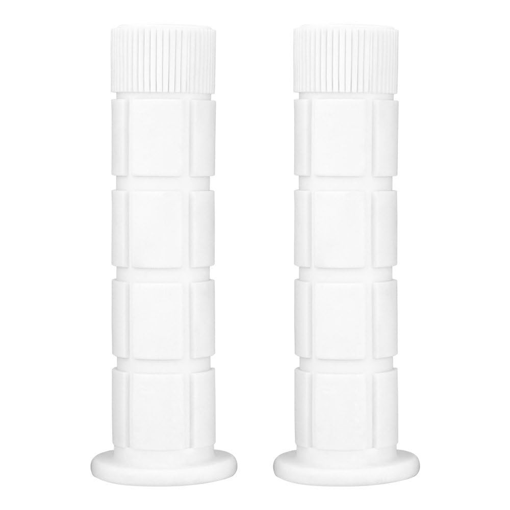 SAPLIZE Bike Handlebar Grips, for Kids Girls Boys Bikes, Balance 4.9″, White