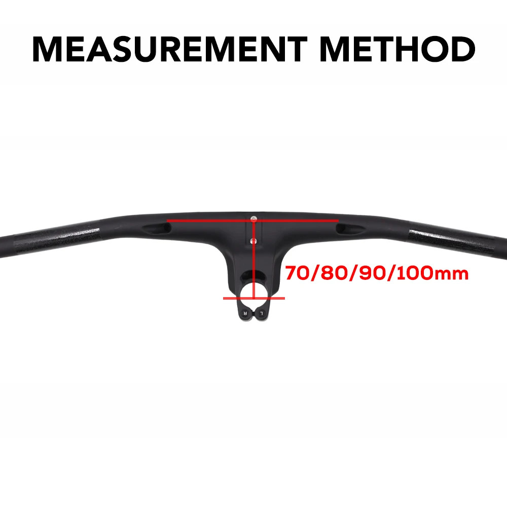 -30 Degree Full Carbon MTB Integrated Cockpit Internal Cable Bicycle Handlebar