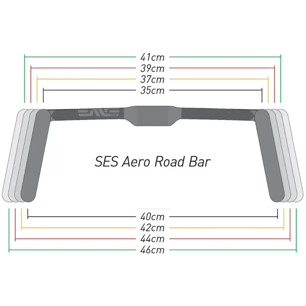 ENVE SES Aero In-Route Road Handlebar. 41 cm