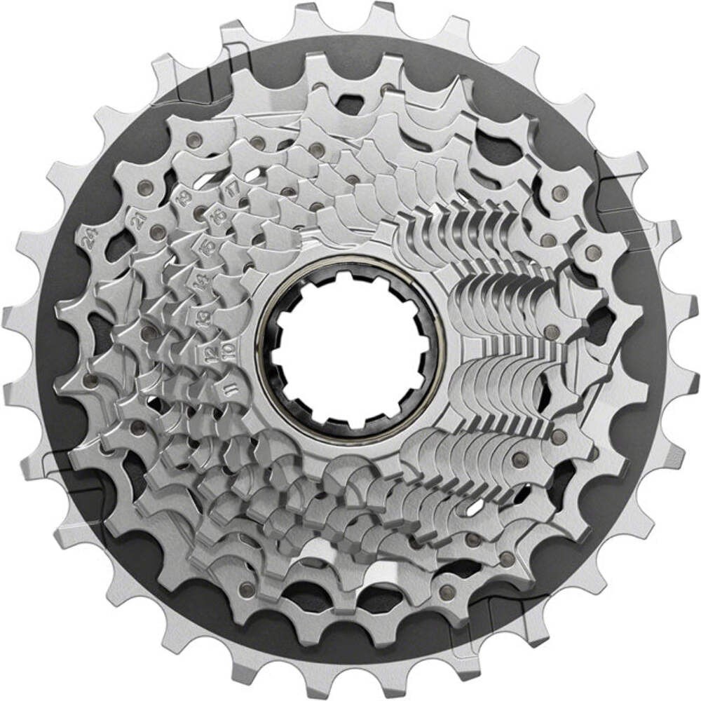 SRAM Force XG-1270 Cassette – 12-Speed, 10-28t, Silver, For XDR Driver Body, E1