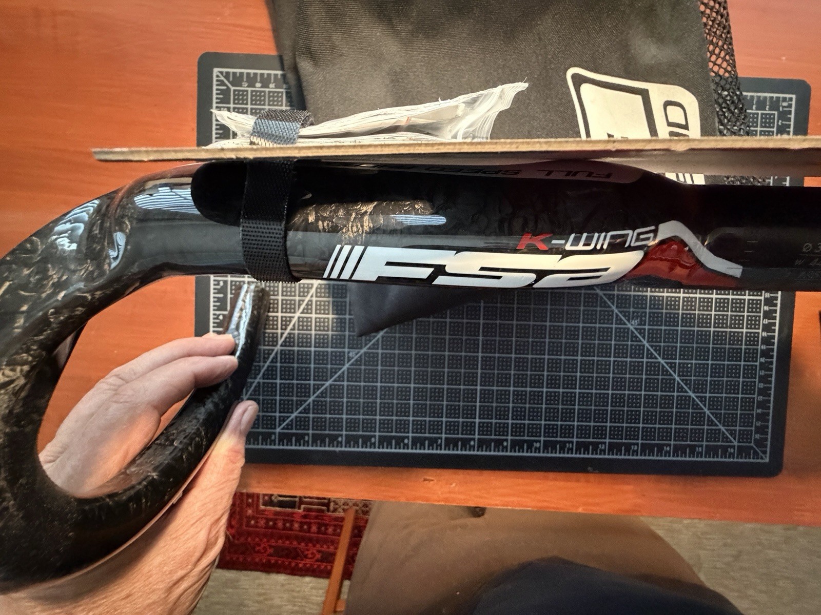 FSA K-Wing DI2 Compact 440mm 31.8 – Carbon – Brand New w/Bag
