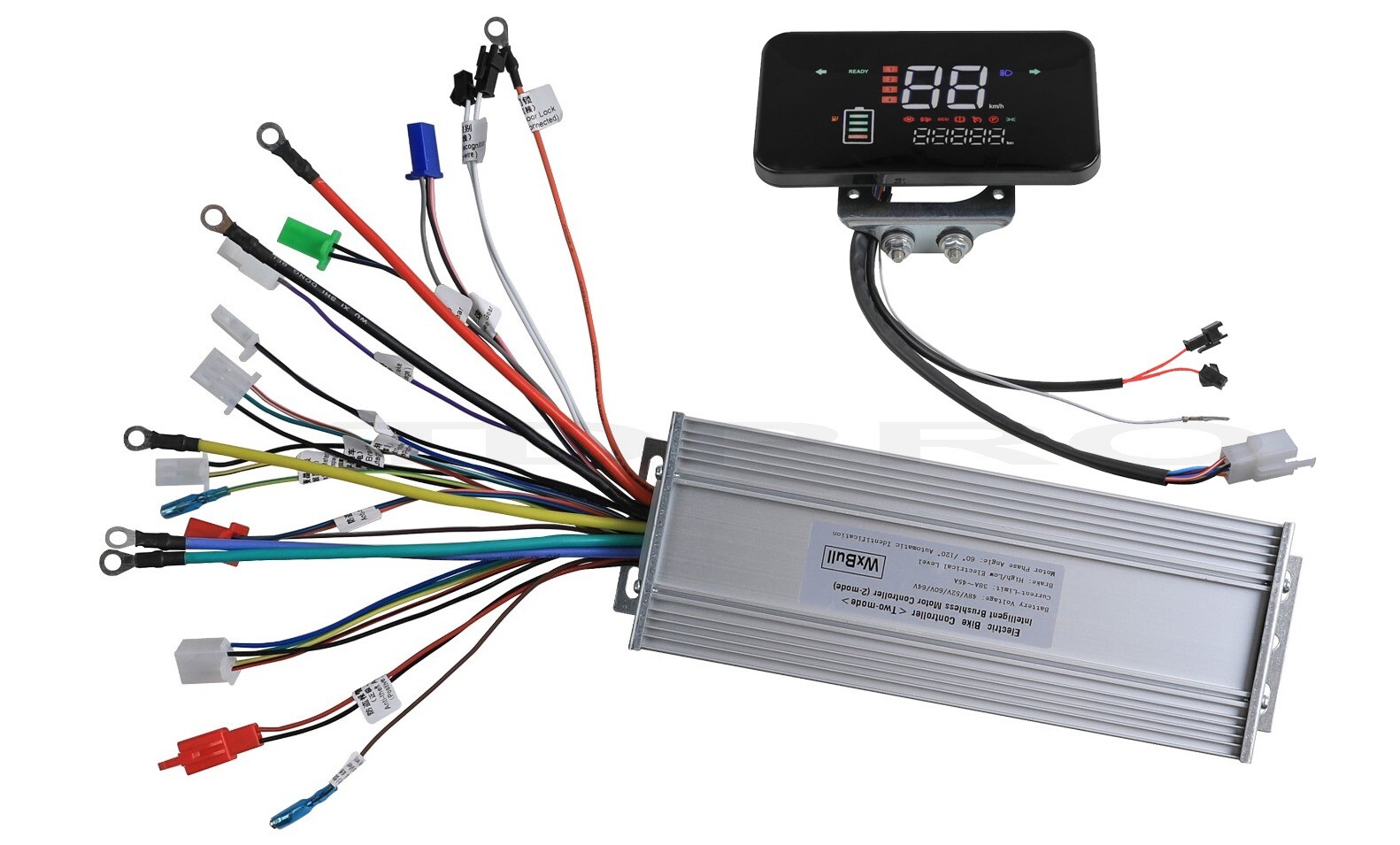 48V -64V 1000W 1800W Brushless Electric E Bike Motor Controller Display ATV Quad