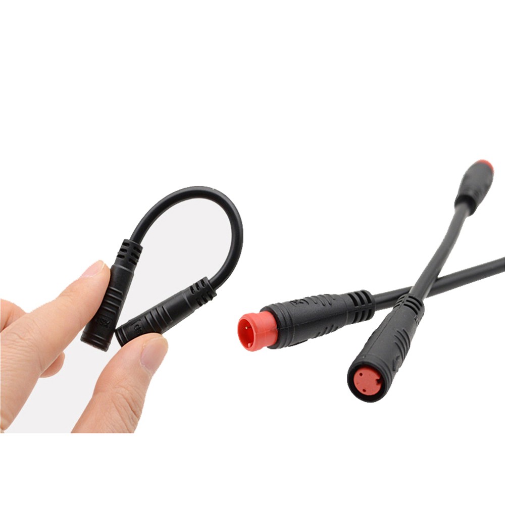 Ebike Extension Cable M8 2 Pin Waterproof Connector Cable Male to Female/Male