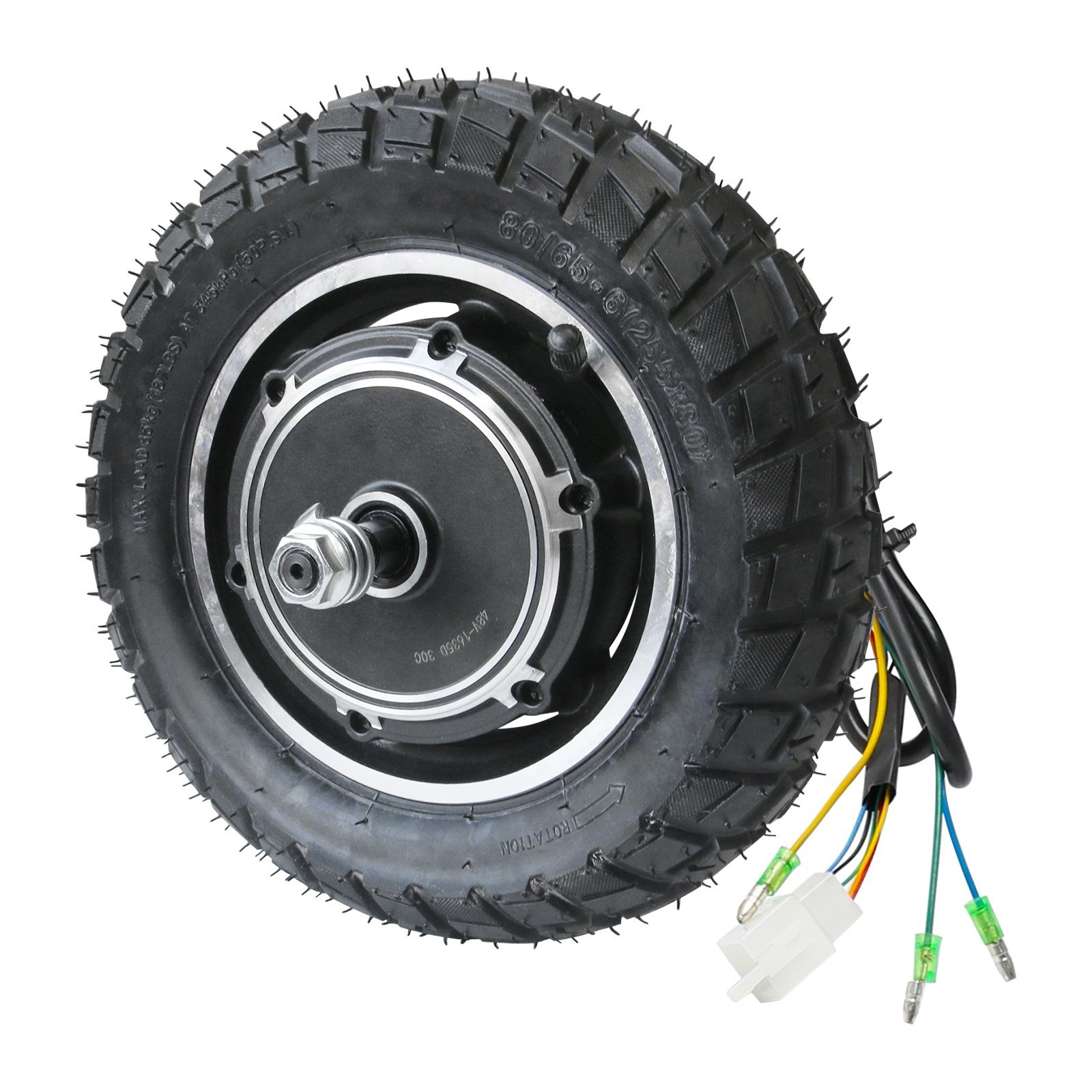 48V 350W 10 Inch Hub Motor for Electric Scooter Folding E-Bike Rear Wheel